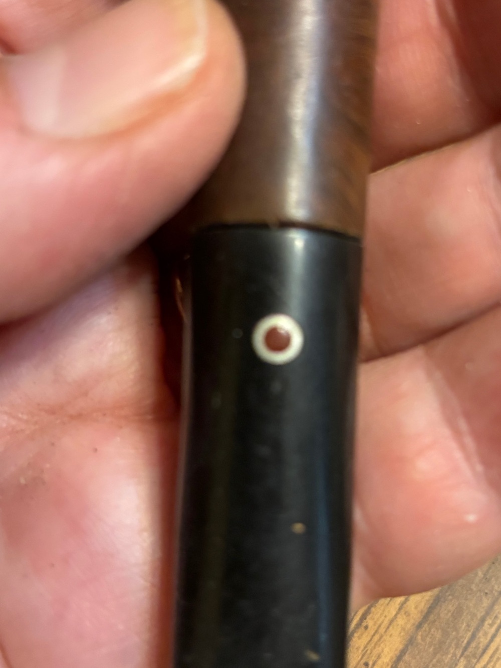 vintage tobacco smoking pipe, recognizable classic red-dot emblem - Picture 7 of 7